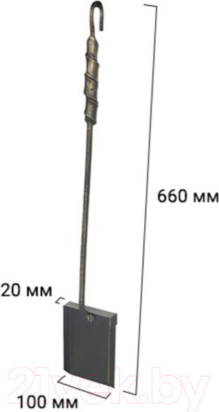 Изображение товара Совок для камина Везувий Кованый 017035