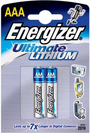 Изображение товара Комплект батареек Energizer Ultim Lith FR03 (2 шт)