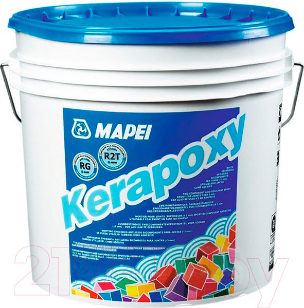 Изображение товара Фуга эпоксидная Mapei Эпоксидная Kerapoxy N114 (5кг, антрацит)