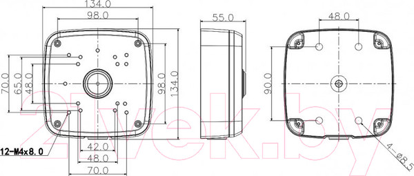 Изображение товара Монтажная коробка Dahua DH-PFA121