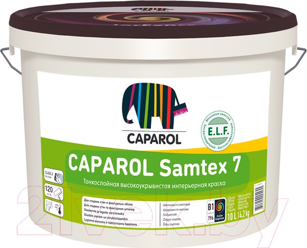 Изображение товара Краска Caparol Samtex 7 E.L.F. B1 (10л)