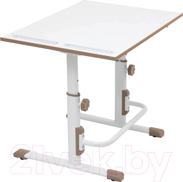 Изображение товара Парта Polini Kids Simple М1 (белый/макиато)