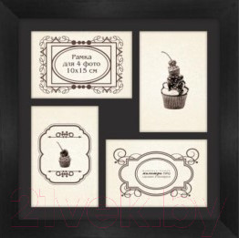 Изображение товара Рамка ПАЛИТРА ГП630-07/2493 30x40 (черный/черный)