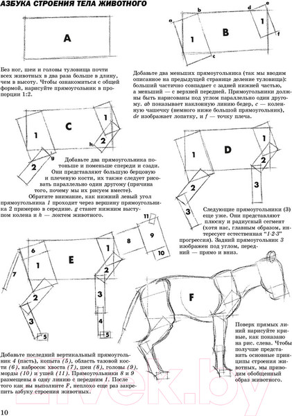 Изображение товара Книга Попурри Как рисовать животных (Хамм Дж.)