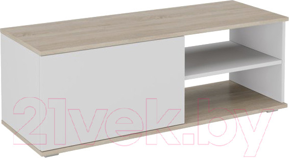 Изображение товара Тумба ТриЯ ТВ Diamond тип 7 КМ+02.68.000.007 (дуб сонома/белый)