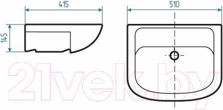 Изображение товара Умывальник Универсал Элегия 50