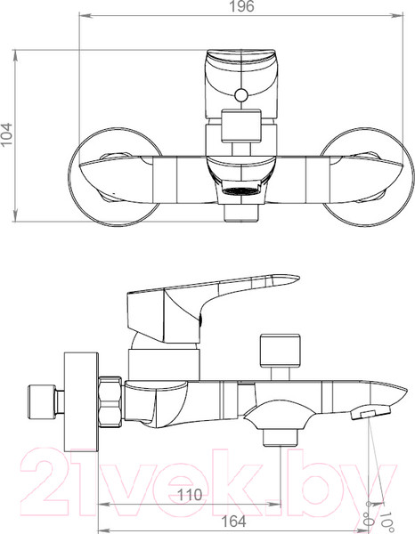 Изображение товара Смеситель RedBlu by Damixa Palace Grand 461000000