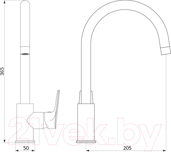 Изображение товара Смеситель RedBlu by Damixa Origin Balance 790720000