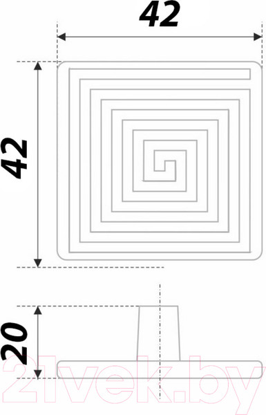 Изображение товара Ручка для мебели Boyard RC090CP.4