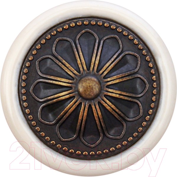 Изображение товара Ручка для мебели Boyard Ceramica RC107AB.4/W