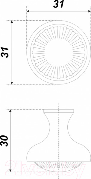 Изображение товара Ручка для мебели Boyard Magica RC118BAZ.4