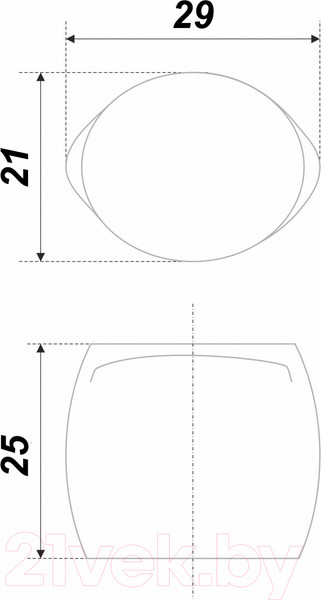 Изображение товара Ручка для мебели Boyard Misty RC119MDN.4