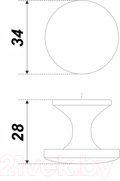 Изображение товара Ручка для мебели Boyard RC289CP.4