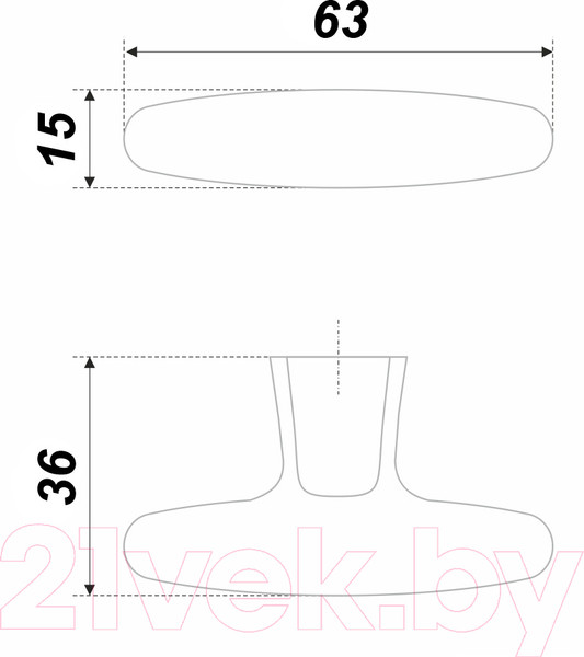 Изображение товара Ручка для мебели Boyard Thor RC304MBSN.4