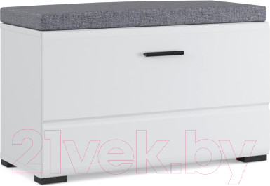 Изображение товара Тумба в прихожую Империал Йорк (белый жемчуг/белый глянец)