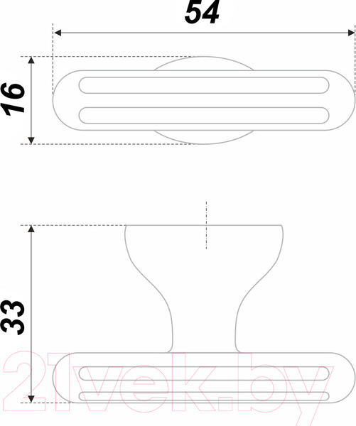 Изображение товара Ручка для мебели Boyard Stark RC309BAF.4