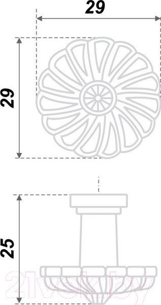 Изображение товара Ручка для мебели Boyard RC409BSN.4