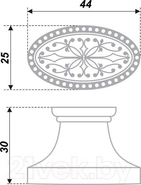 Изображение товара Ручка для мебели Boyard RC415BAB.5