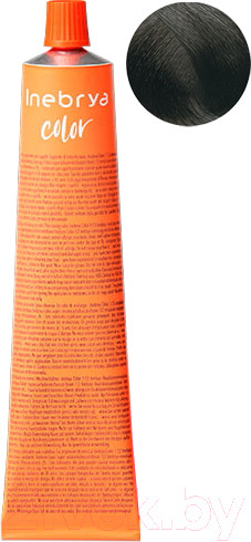 Изображение товара Крем-краска для волос Inebrya На семенах льна и алоэ вера 1/0 (100мл, черный)