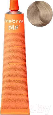 Изображение товара Крем-краска для волос Inebrya На семенах льна и алоэ вера 10/1 (100мл, блондин платиновый светлый пепельный)