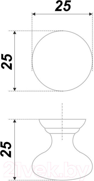 Изображение товара Ручка для мебели Boyard Ursula RC433CP.4