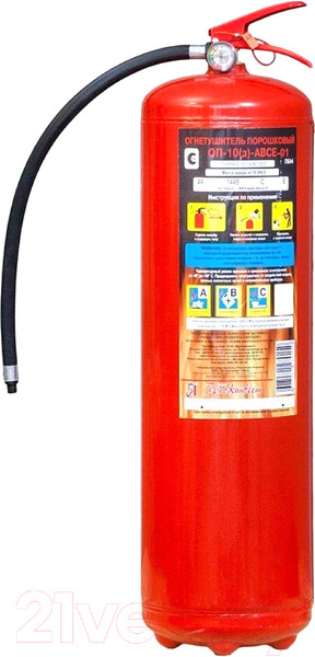 Изображение товара Огнетушитель Ярпожинвест ОП-10(з) АВСЕ-01