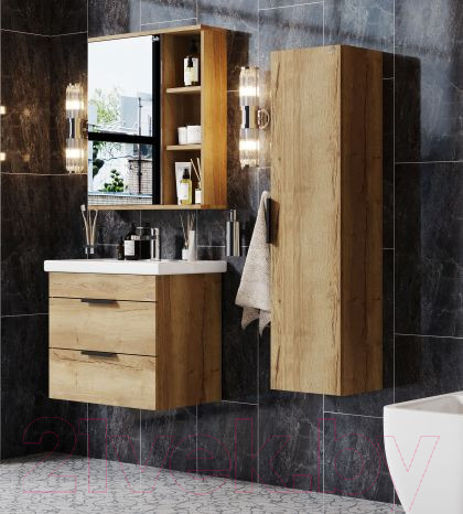 Изображение товара Шкаф с зеркалом для ванной Onika Легран 70.00У (207036)