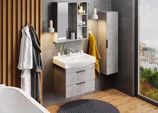 Изображение товара Шкаф с зеркалом для ванной Onika Девис 65.00У (206542)