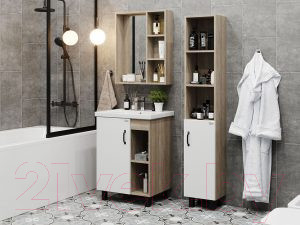 Изображение товара Шкаф-пенал для ванной Onika Тимбер 30.01 (403066)