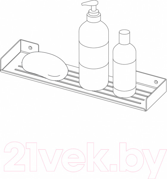 Изображение товара Полка для ванной Deante Mokko ADM N511 (черный)