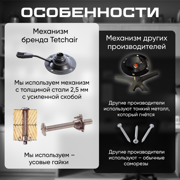 Изображение товара Кресло офисное Tetchair Zero флок (коричневый)