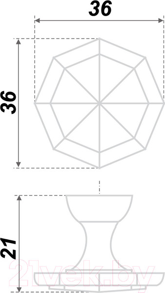 Изображение товара Ручка для мебели Boyard C1660 / RC016SC.4