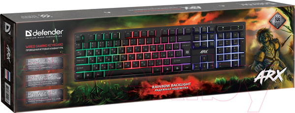 Изображение товара Клавиатура Defender Arx GK-196L RU / 45196