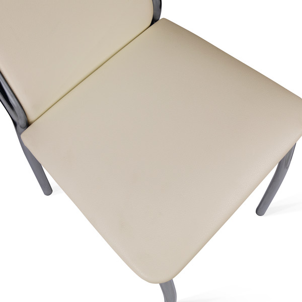 Изображение товара Стул ТриЯ Кредо (хром/кожзам бежевый/ваниль 890)