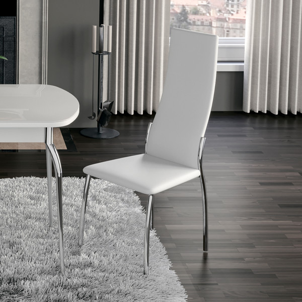 Изображение товара Стул ТриЯ Кредо (хром/кожзам белый 745а)