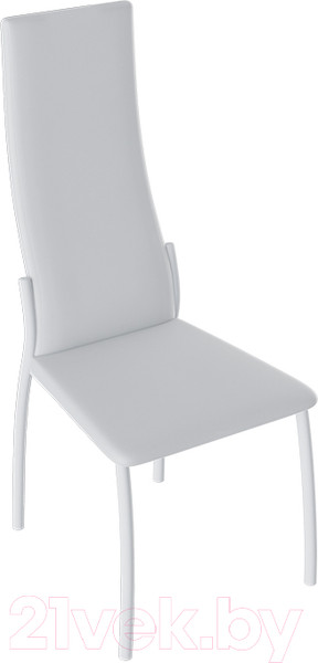Изображение товара Стул ТриЯ Кредо (белый муар/кожзам белый)