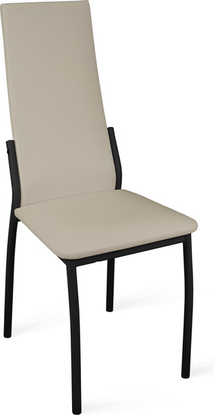 Изображение товара Стул ТриЯ Кредо (черный муар/кожзам бежевый)