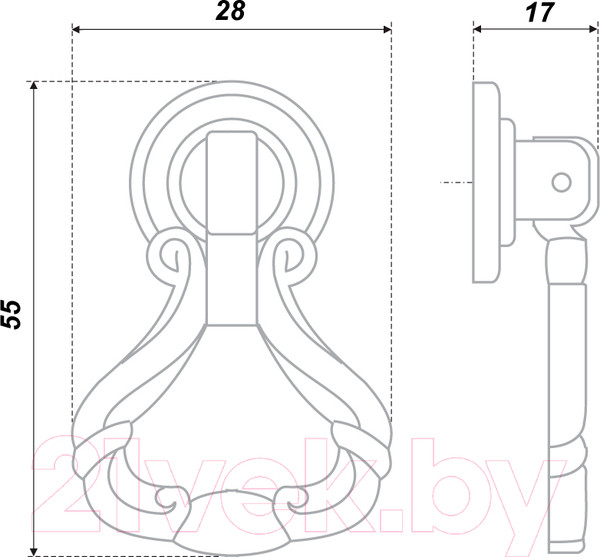 Изображение товара Ручка для мебели Boyard RC044AB.3
