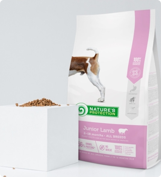 Изображение товара Сухой корм для собак Nature's Protection Junior Lamb / NPS45747 (7.5кг)