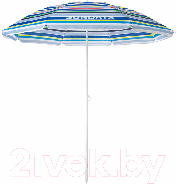 Изображение товара Зонт пляжный Sundays HYB1811 (синий/белый)
