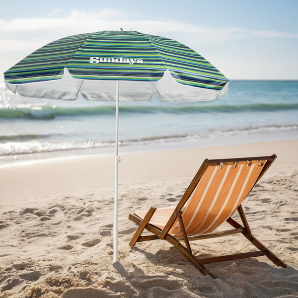 Изображение товара Зонт пляжный Sundays HYB1812 (зеленый/серебристый)