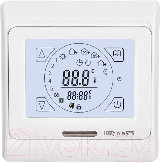 Изображение товара Терморегулятор для теплого пола Grand Meyer HW700 (белый)