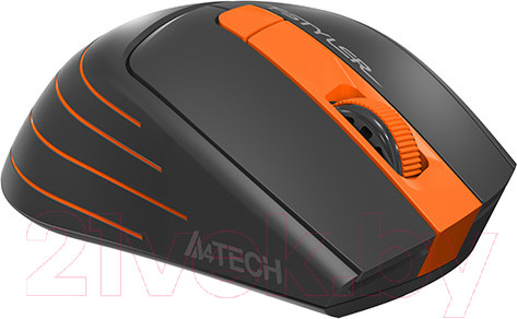 Изображение товара Мышь A4Tech Fstyler FG30 (серый/оранжевый)