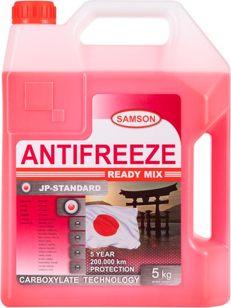 Изображение товара Антифриз SAMSON JP-Standard (5кг, красный)
