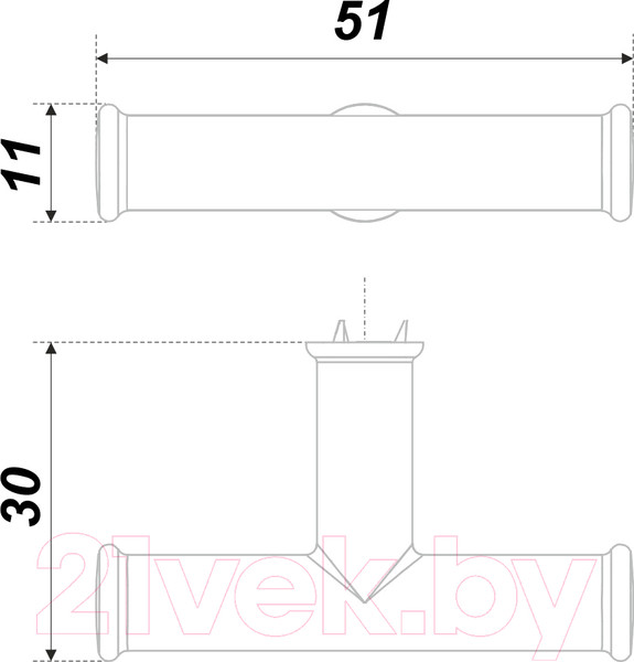 Изображение товара Ручка для мебели Boyard Tesla RC503AC.1
