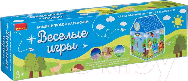 Изображение товара Детская игровая палатка Bondibon Веселые игры. Зверята / ВВ4482