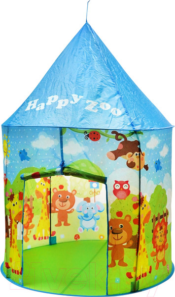 Изображение товара Детская игровая палатка Bondibon Веселые игры. Зоопарк / ВВ4484
