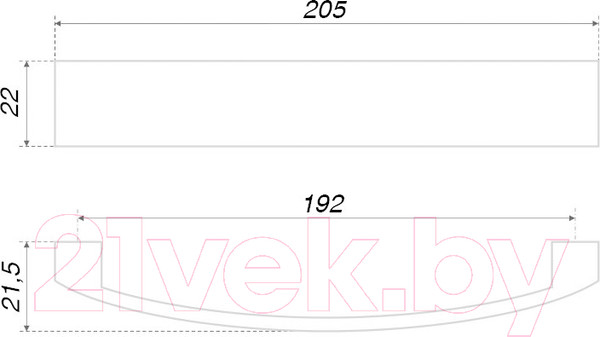 Изображение товара Ручка для мебели Boyard RS191BSN.4/192