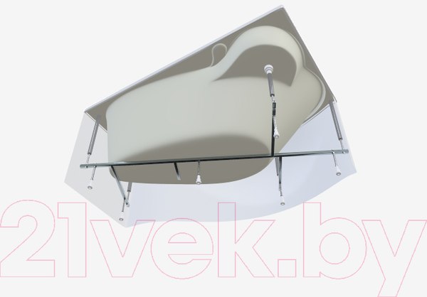 Изображение товара Ванна акриловая 1Марка Gracia 170x100 L (с каркасом и экраном)