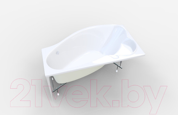 Изображение товара Ванна акриловая 1Марка Gracia 170x100 R (с каркасом и экраном)